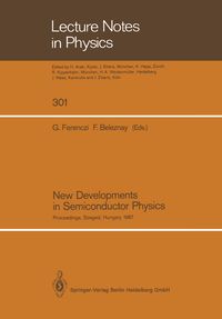 Produktbild: New Developments in Semiconductor Physics