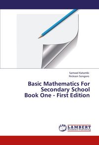 Produktbild: Basic Mathematics For Secondary School Book One - First Edition