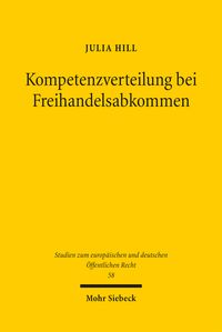 Produktbild: Kompetenzverteilung bei Freihandelsabkommen