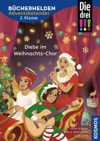 Produktbild: Die drei !!!, B&uuml;cherhelden 2. Klasse, Adventskalender, Diebe im Weihnachts-Chor