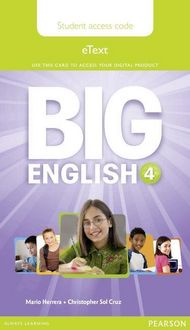 Produktbild: Big English 4 Pupil's eText Access Code (standalone)