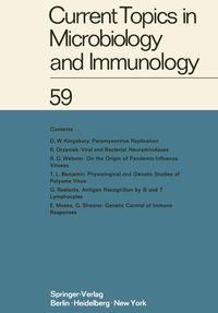 Produktbild: Current Topics in Microbiology and Immunology