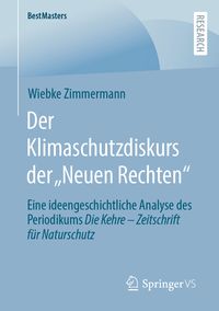 Produktbild: Der Klimaschutzdiskurs der &bdquo;Neuen Rechten&ldquo;