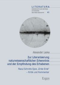 Produktbild: Zur Literarisierung naturwissenschaftlicher Erkenntnis und der Empfindung des Erhabenen