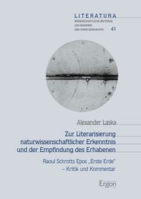 Produktbild: Zur Literarisierung naturwissenschaftlicher Erkenntnis und der Empfindung des Erhabenen