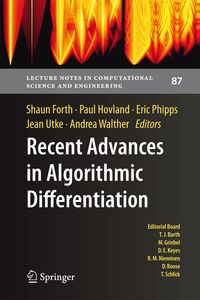 Produktbild: Recent Advances in Algorithmic Differentiation