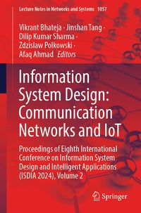 Produktbild: Information System Design: Communication Networks and IoT