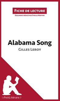 Produktbild: Alabama Song de Gilles Leroy (Fiche de lecture)