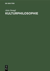 Produktbild: Kulturphilosophie