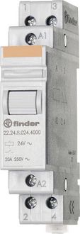 Produktbild: Finder 22.24.8.230.4000 Industrierelais Schaltstrom (max.): 20A 2 &Ouml;ffner 1St.