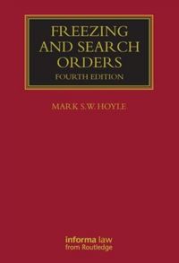 Produktbild: Hoyle, M: Freezing and Search Orders