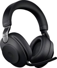 Produktbild: Jabra Evolve2 85 UC Over Ear Headset Bluetooth&reg;, kabelgebunden Stereo Schwarz Mikrofon-Rauschunterdr&uuml;ckung Lautst&auml;rkeregelung, Batterieladeanzeige