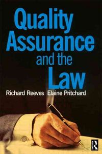 Produktbild: Pritchard, E: Quality Assurance and the Law