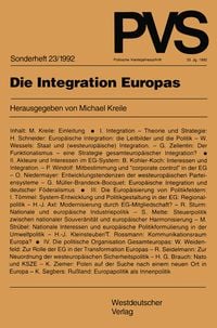 Produktbild: Die Integration Europas