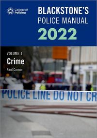 Produktbild: Blackstone's Police Manuals Volume 1: Crime 2022