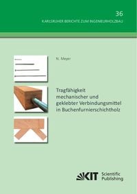 Produktbild: Tragf&auml;higkeit mechanischer und geklebter Verbindungsmittel in Buchenfurnierschichtholz