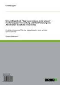 Produktbild: Unterrichtseinheit: "Sp&uuml;rnasen m&uuml;ssen mehr wissen" - Erarbeitung der Verwendung und Identifizierung von Adverbialien innerhalb eines Textes
