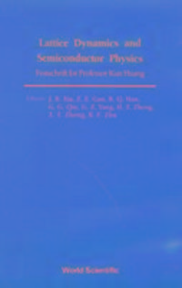Produktbild: Lattice Dynamics and Semiconductor Physics: Festchrift for P