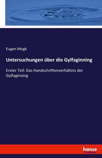 Produktbild: Untersuchungen &uuml;ber die Gylfaginning