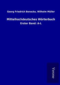 Produktbild: Mittelhochdeutsches W&ouml;rterbuch