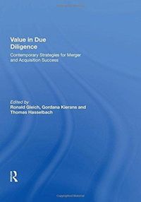Produktbild: Gleich, R: Value in Due Diligence