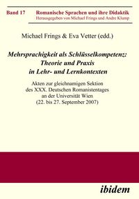 Produktbild: Mehrsprachigkeit als Schl&uuml;sselkompetenz: Theorie und Praxis in Lehr- und Lernkontexten