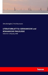 Produktbild: Literaturblatt f&uuml;r Germanische und Romanische Philologie