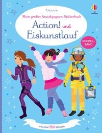 Produktbild: Mein gro&szlig;es Anziehpuppen-Stickerbuch: Action! und Eiskunstlauf