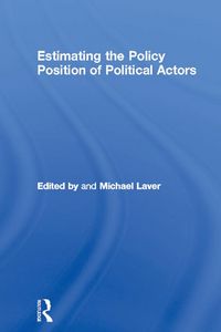Produktbild: Estimating the Policy Position of Political Actors