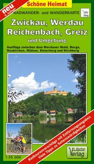 Produktbild: Radwander- und Wanderkarte W&auml;lder um Zwickau, Werdau, Reichenbach, Greiz und Umgebung