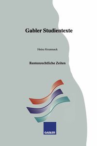 Produktbild: Rentenrechtliche Zeiten
