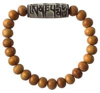 Produktbild: Tikra Armband "Mani Stein" (3 cm) Holz, elastisch,&Oslash; 6 cm