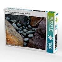 Produktbild: CALVENDO Puzzle Sch&ouml;ne Steine am Strand in der Bretagne, Frankreich | 1000 Teile Lege-Gr&ouml;&szlig;e 64x48cm Foto-Puzzle f&uuml;r gl&uuml;ckliche Stunden