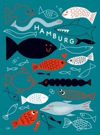 Produktbild: Notizbuch Fische