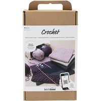 Produktbild: Creativ Company DIY Sets Stricken & H&auml;keln Starter Kreativ Set H&auml;keln, Kreativ Box