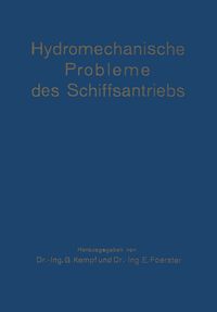 Produktbild: Hydromechanische Probleme des Schiffsantriebs