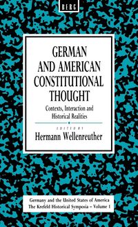 Produktbild: German and American Constitutional Thought