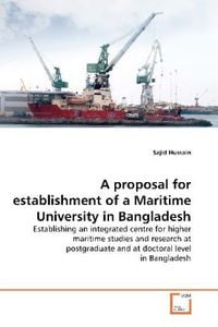 Produktbild: Hussain, S: A proposal for establishment of a Maritime Unive