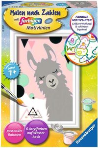 Ravensburger - Malen nach Zahlen - Glückliches Lama 