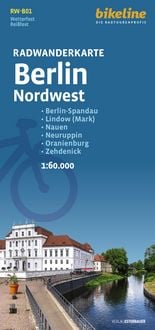 Produktbild: Radwanderkarte Berlin Nordwest RW-B01
