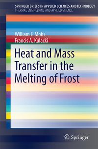 Produktbild: Heat and Mass Transfer in the Melting of Frost