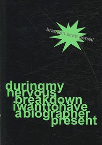 Produktbild: During My Nervous Breakdown I Want to Have a Biographer Present