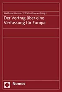 Produktbild: Der Vertrag &uuml;ber eine Verfassung f&uuml;r Europa