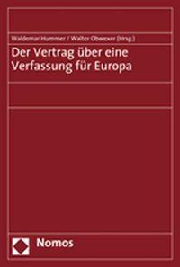 Produktbild: Der Vertrag &uuml;ber eine Verfassung f&uuml;r Europa
