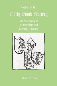 Produktbild: Journal of the Early Book Society Vol 8