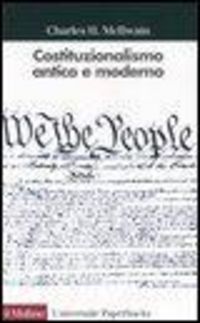 Produktbild: Costituzionalismo antico e moderno