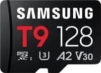 Produktbild: Samsung T9 microSDXC-Karte Retail 128 GB UHS-I U3, A2 Application Performance Class, Class 10, v30 Video Speed Class