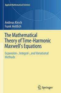 Produktbild: The Mathematical Theory of Time-Harmonic Maxwell's Equations