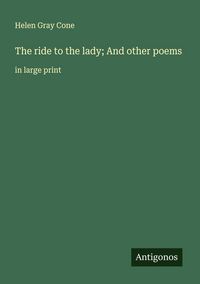 Produktbild: The ride to the lady; And other poems