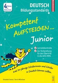 Produktbild: Kompetent Aufsteigen Junior Deutsch Bildungsstandards 4. Klasse VS